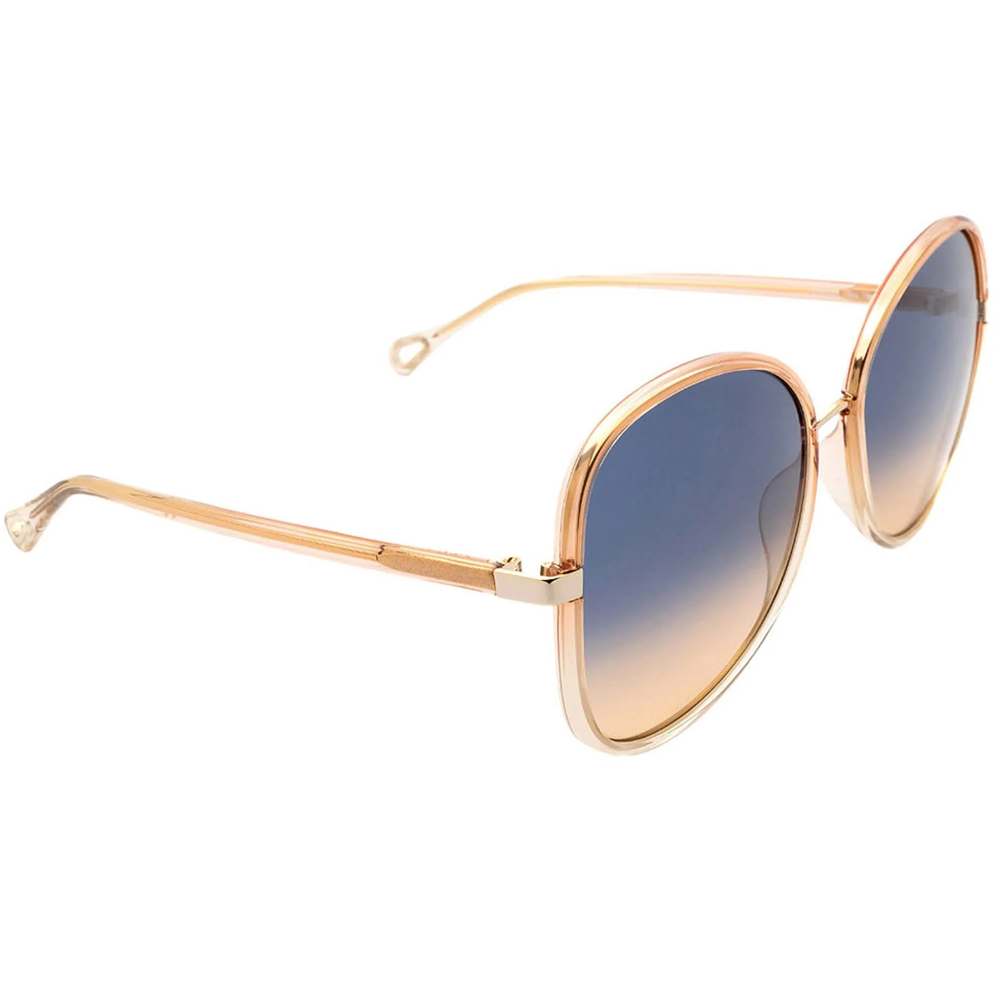 Chloe Women's Sunglasses - Orange Butterfly Shape Plastic Frame | CH0030SA-30009913004