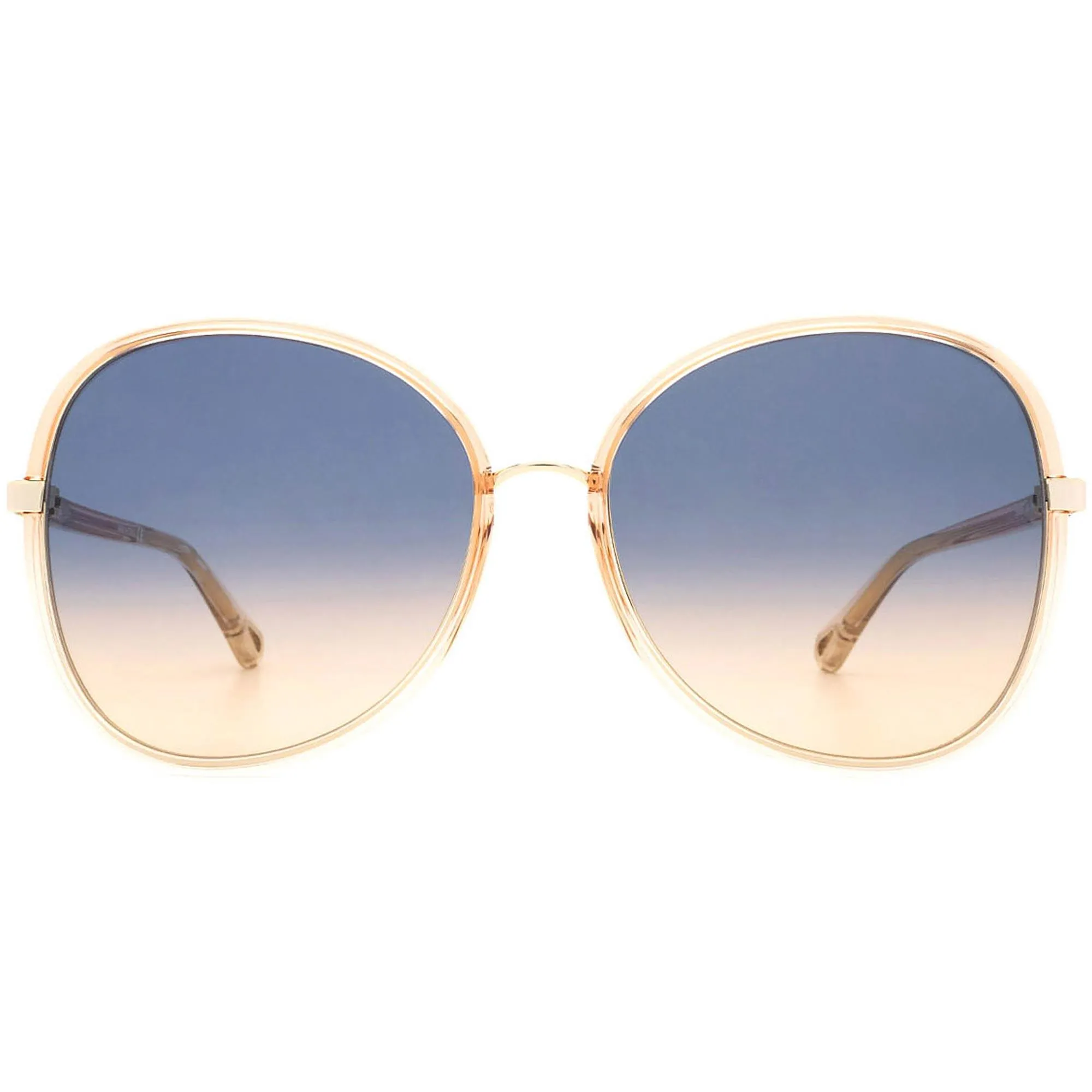 Chloe Women's Sunglasses - Orange Butterfly Shape Plastic Frame | CH0030SA-30009913004