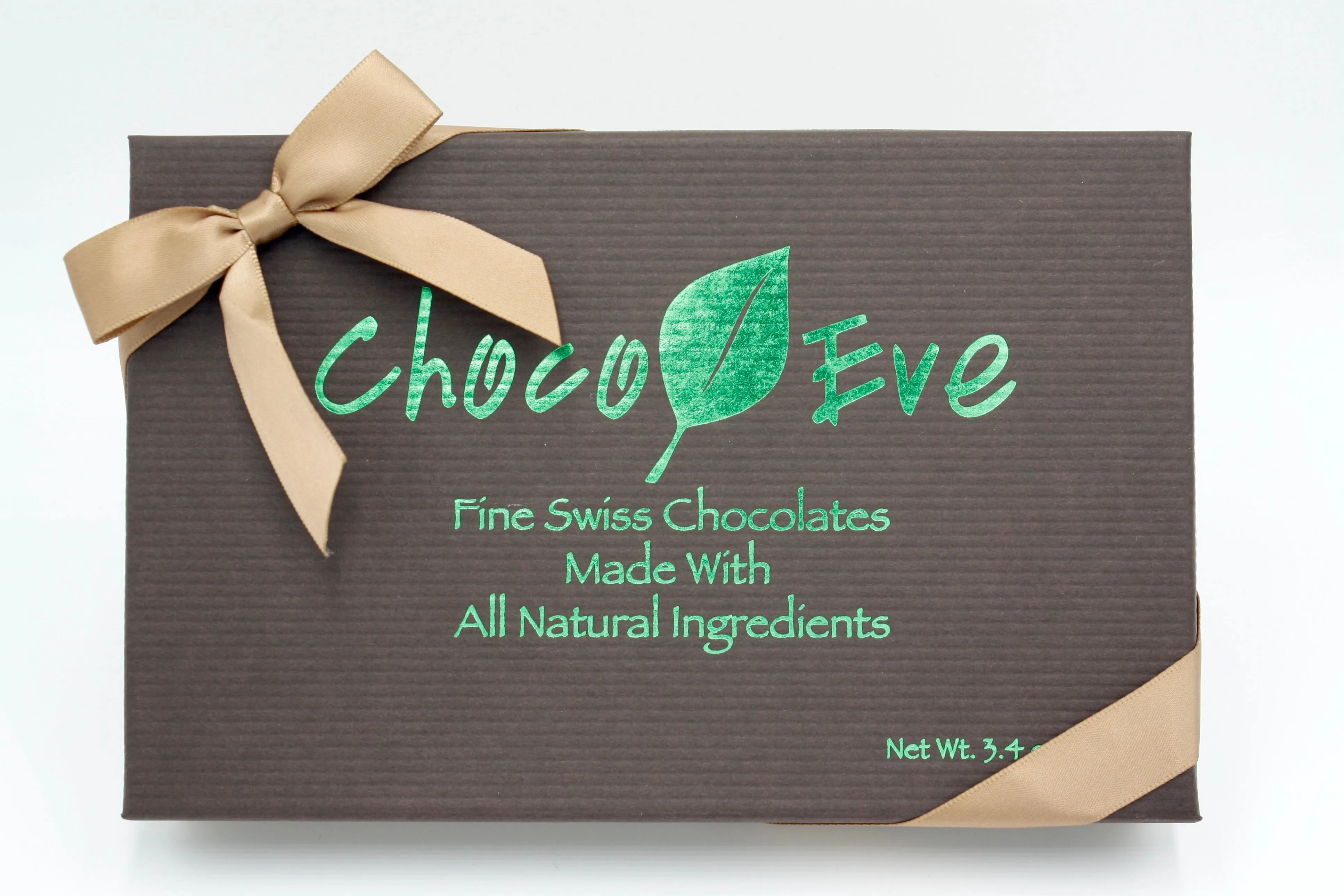 ChocoEve Dark Chocolate Caramel Cup with French Gray Sea Salt - 8 Piece Gift Box