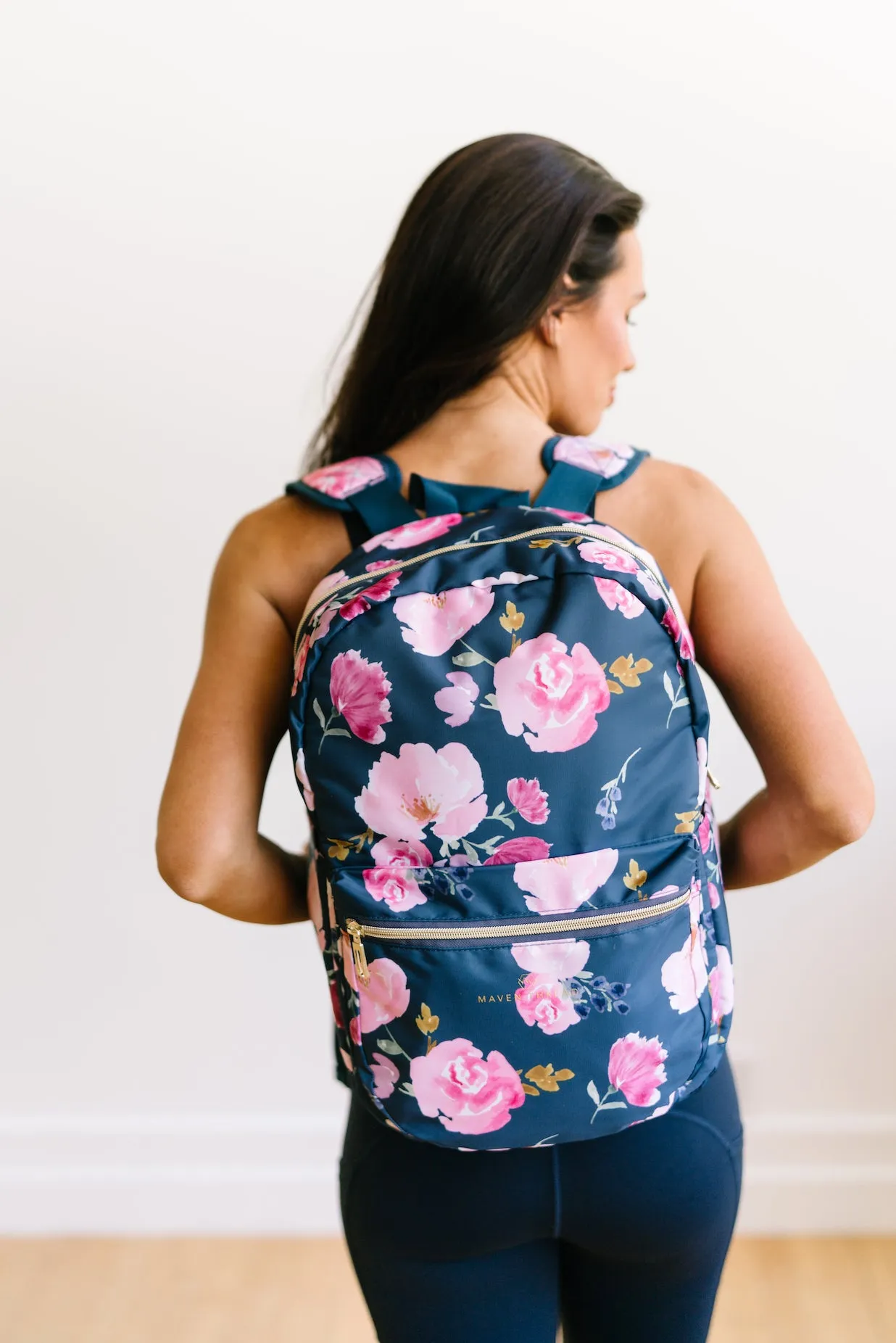 Classic Backpack - Navy Floral