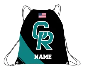 Coral Reef Wrestling Sublimated Drawstring Bag