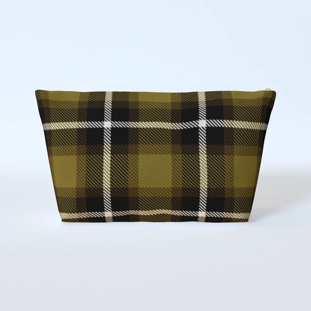 Cosmetic Bag - Textured Fabric Yellow