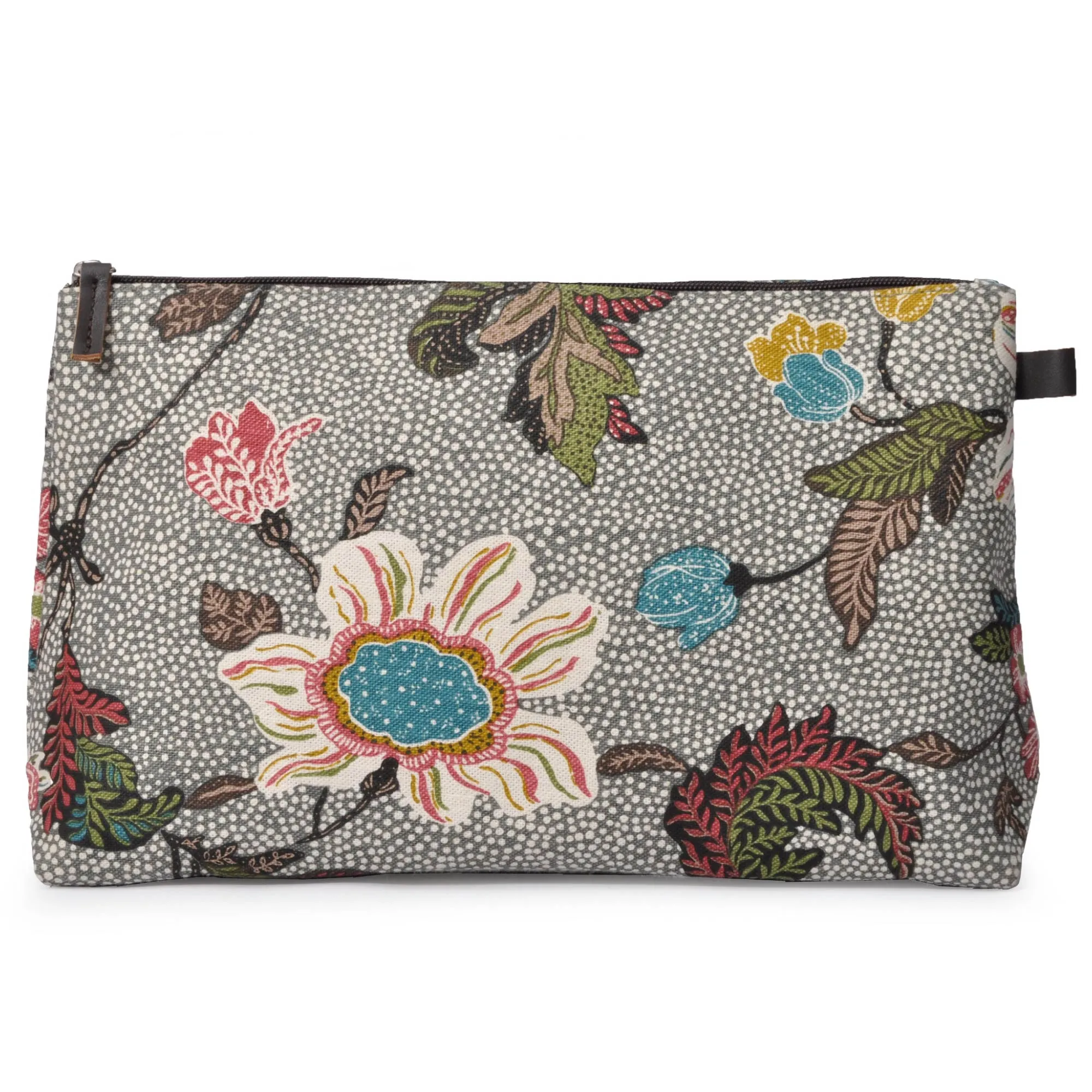 Cosmetic Flower Linen Grey