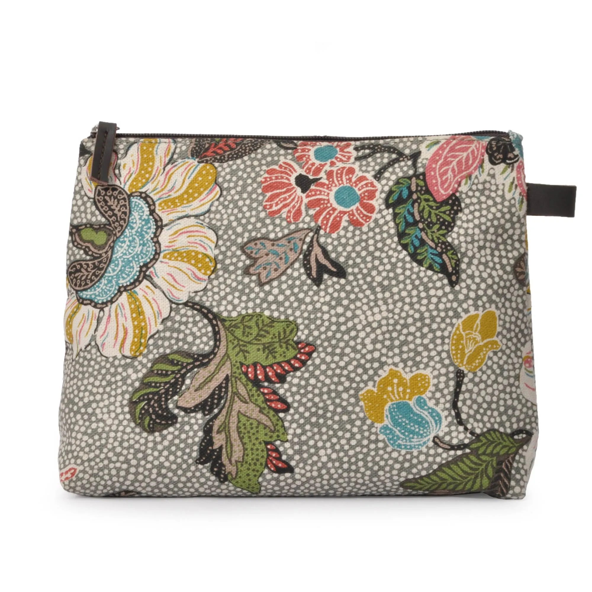 Cosmetic Flower Linen Grey