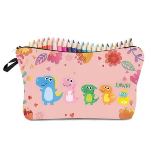 Cute Girls Boys Dinosaur 🦕 Pencil Cases Women's Makeup Cosmetic Bag