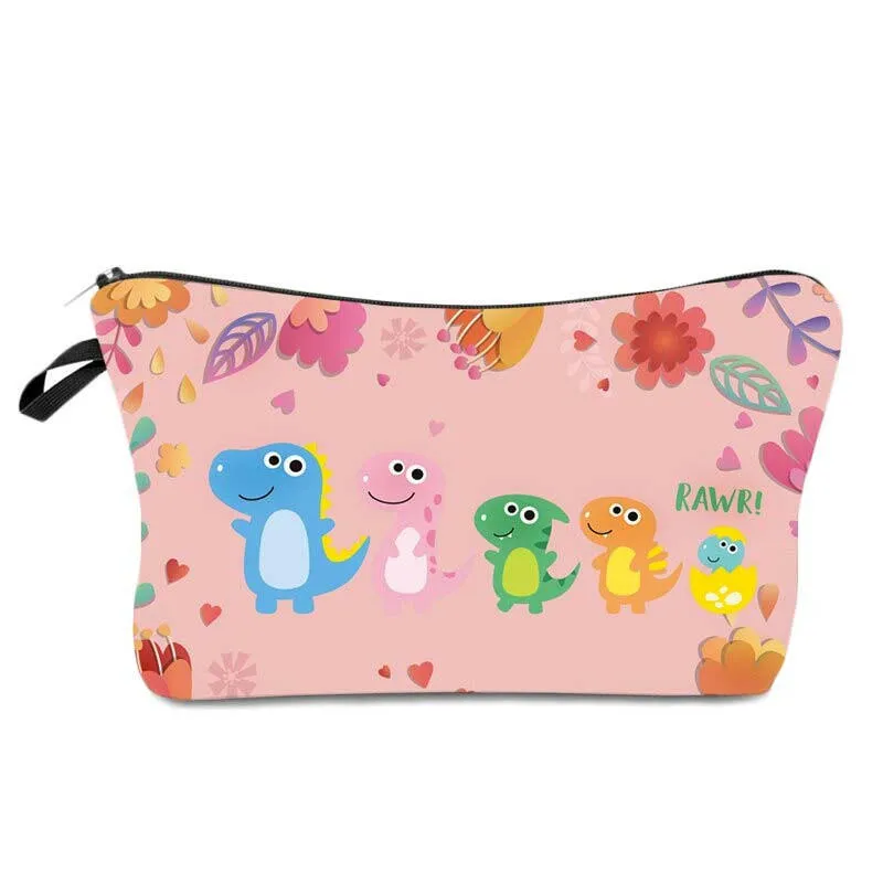 Cute Girls Boys Dinosaur 🦕 Pencil Cases Women's Makeup Cosmetic Bag