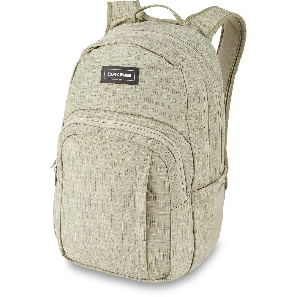Dakine Unisex Campus Gravity Grey 25 Liter Mid Size Lifestyle Backpack - 10002634-GRAVITYGREY