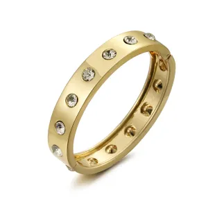 Daring Cutout Rhinestone Bracelet for Fashion Forward Women