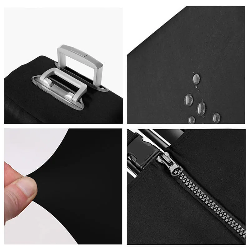 Dark Ripples | Basic Design | Luggage Suitcase Protective Cover
