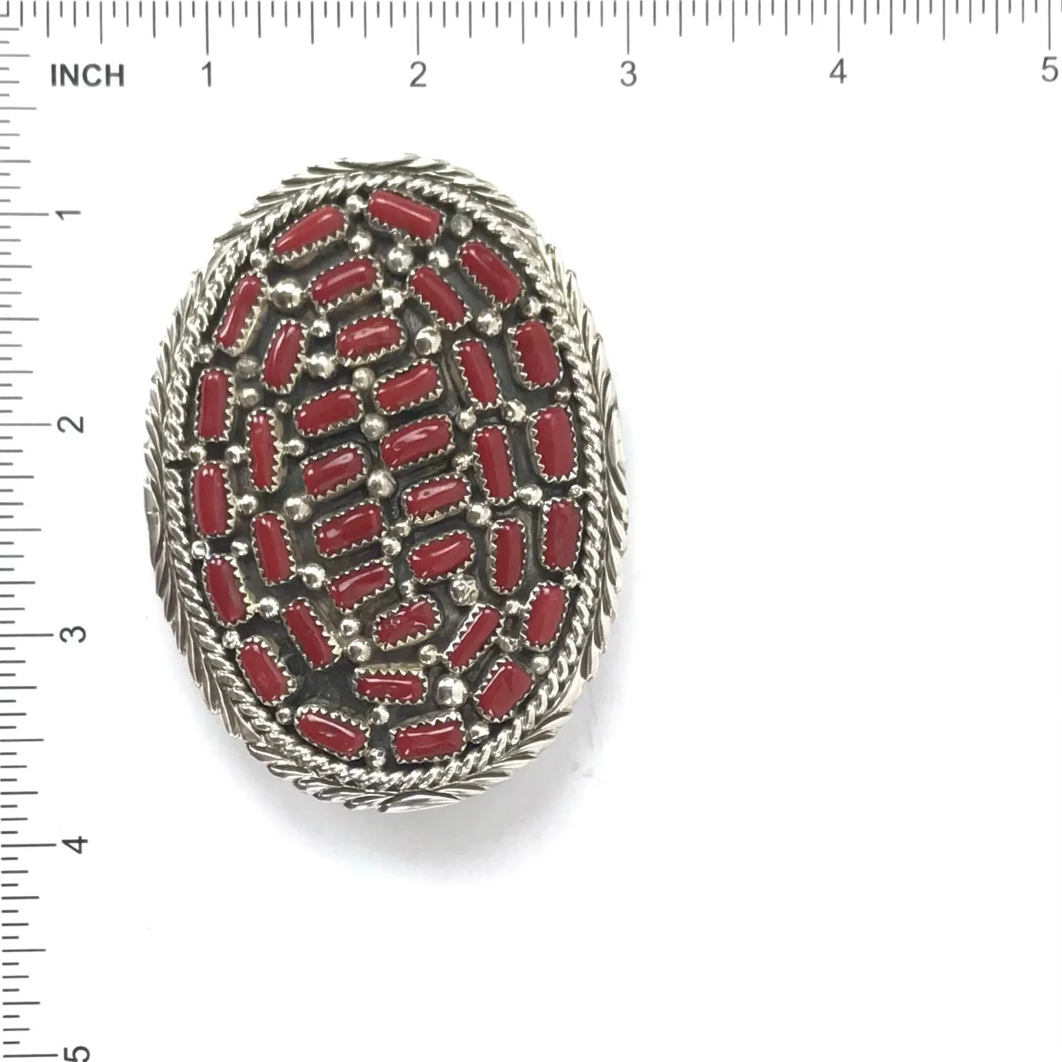 Darlene Begay Coral Buckle
