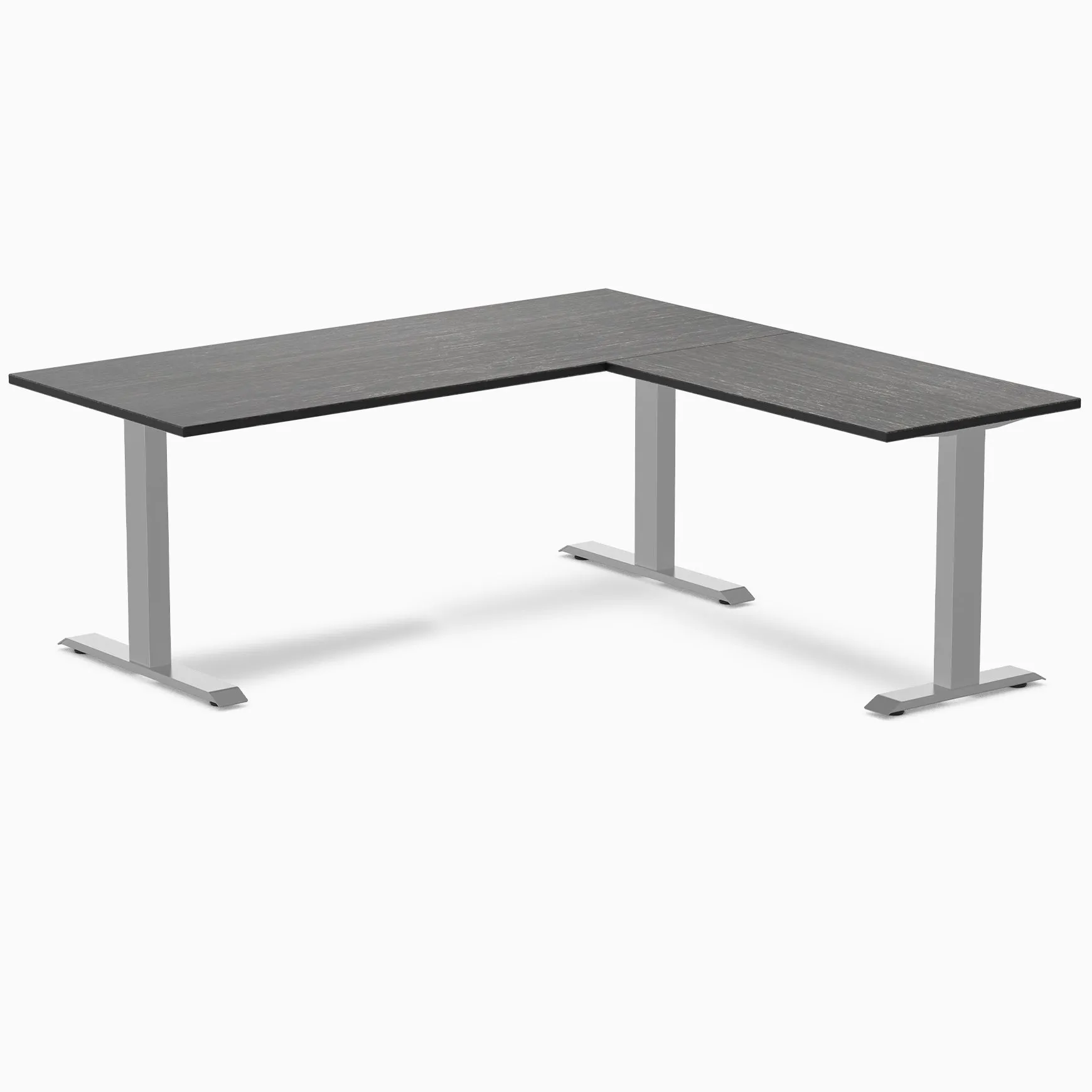 Desky Zero Bamboo L-Shape Office Desk
