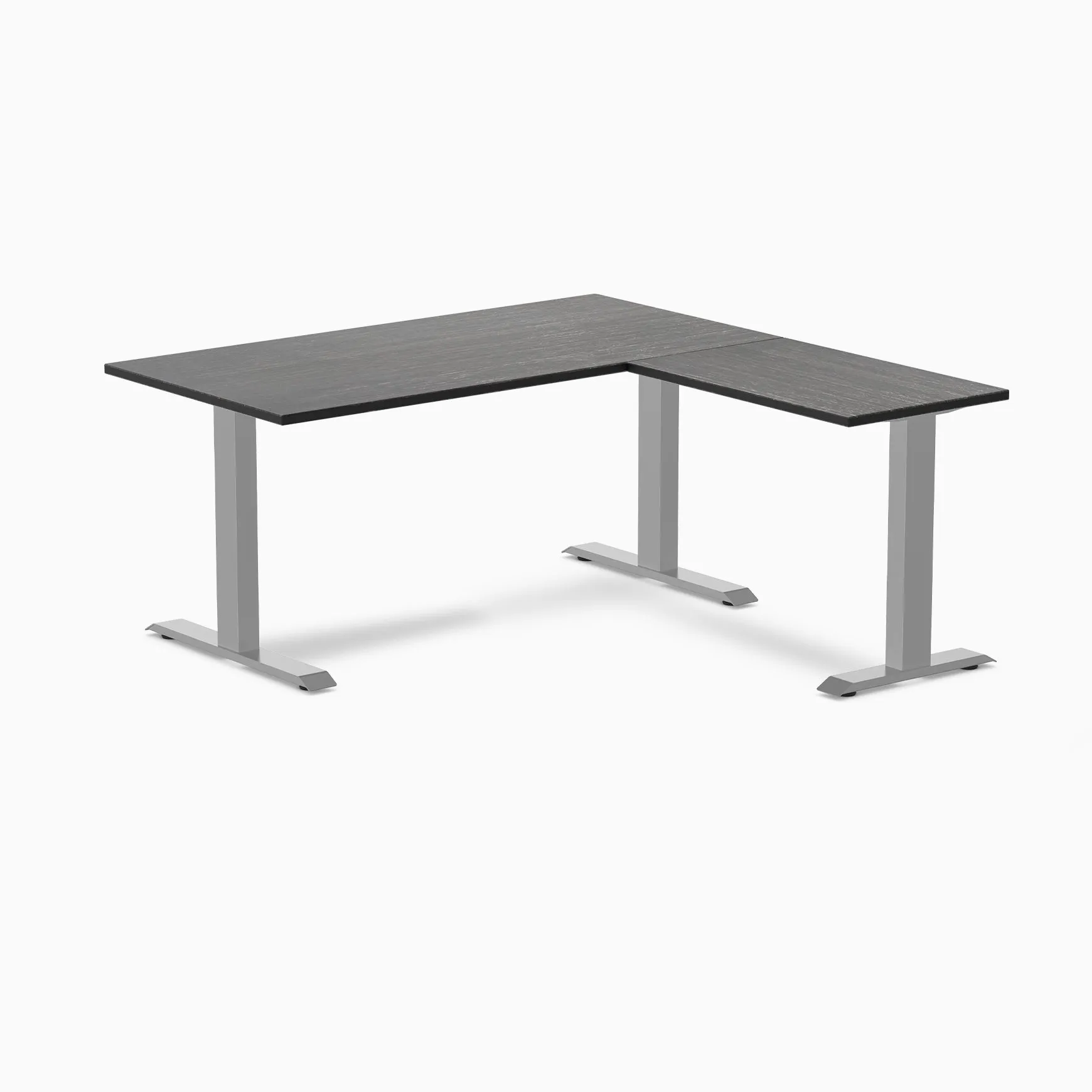 Desky Zero Bamboo L-Shape Office Desk
