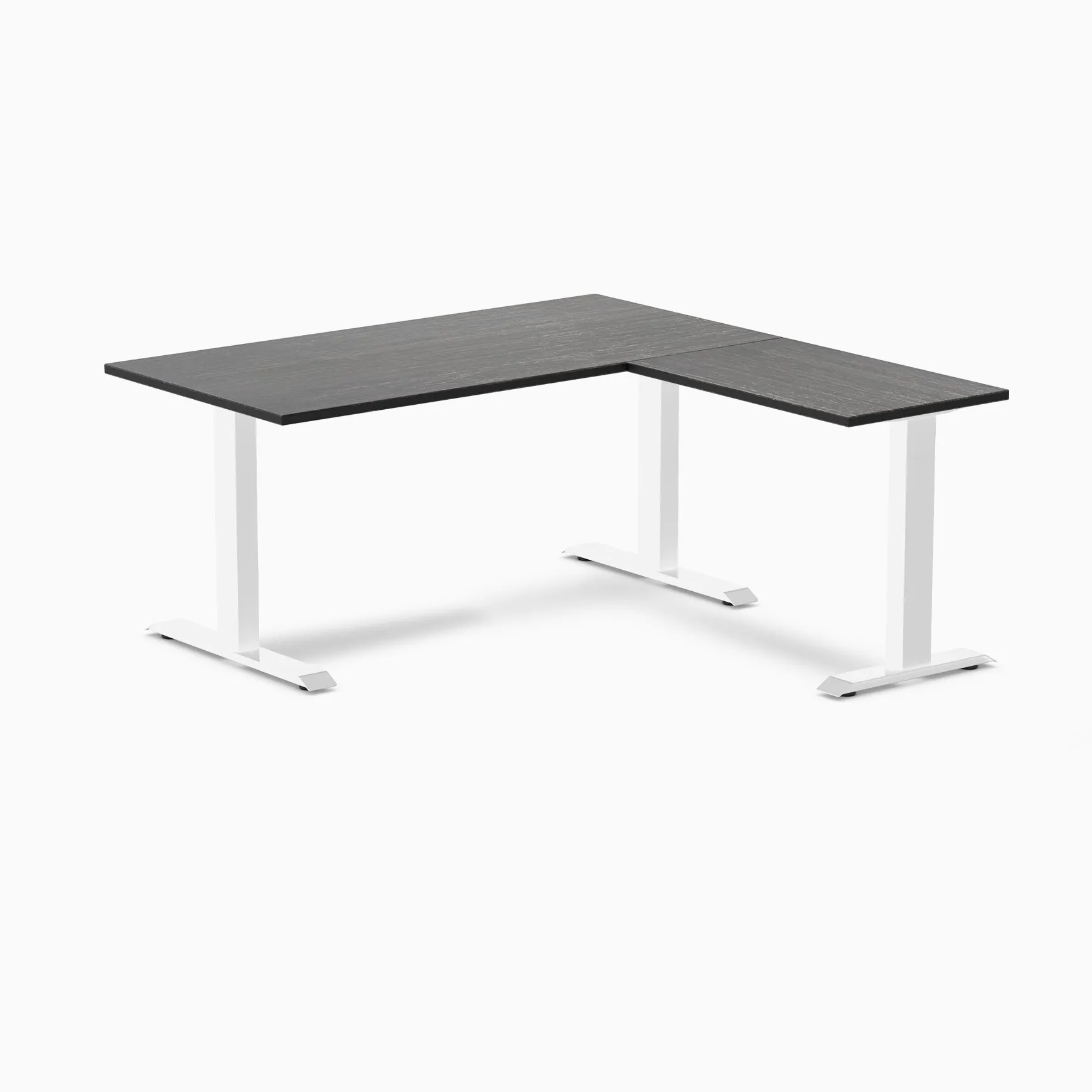 Desky Zero Bamboo L-Shape Office Desk