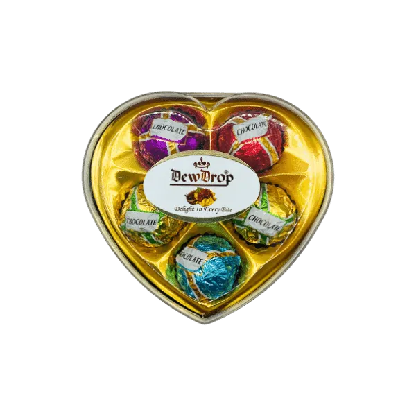 DEWDROP HEART CHOCOLATES MULTI COLOR 63G