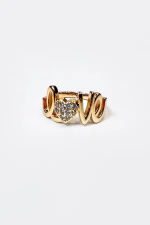 Diamond Heart Love Ring - S23 - WJW0066
