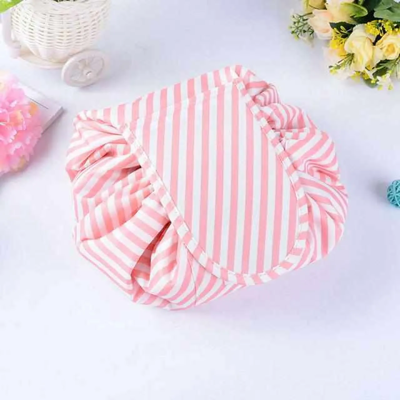 Drawstring Travel Cosmetic Bag