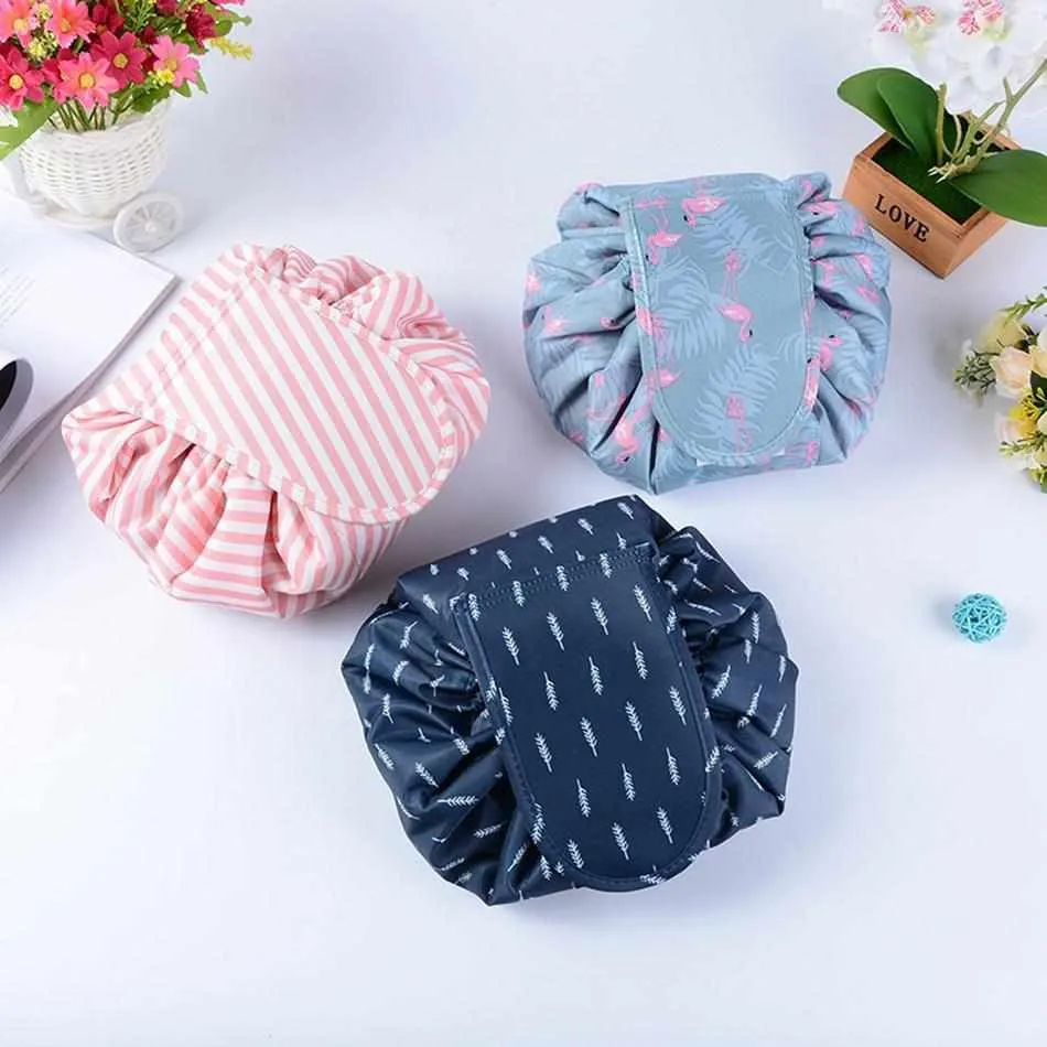 Drawstring Travel Cosmetic Bag
