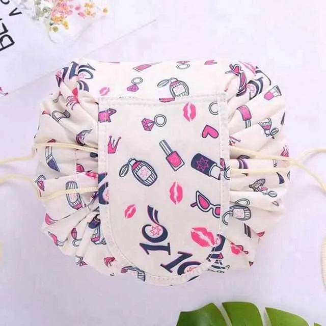 Drawstring Travel Cosmetic Bag
