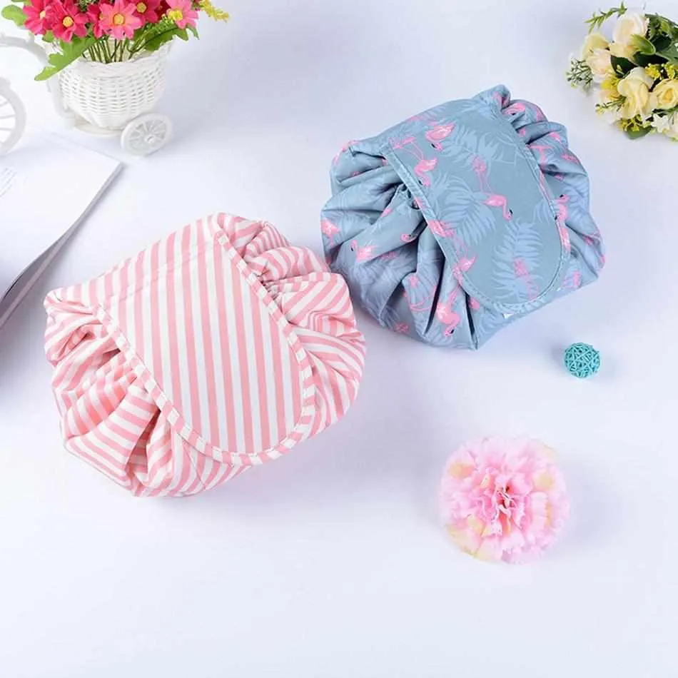 Drawstring Travel Cosmetic Bag