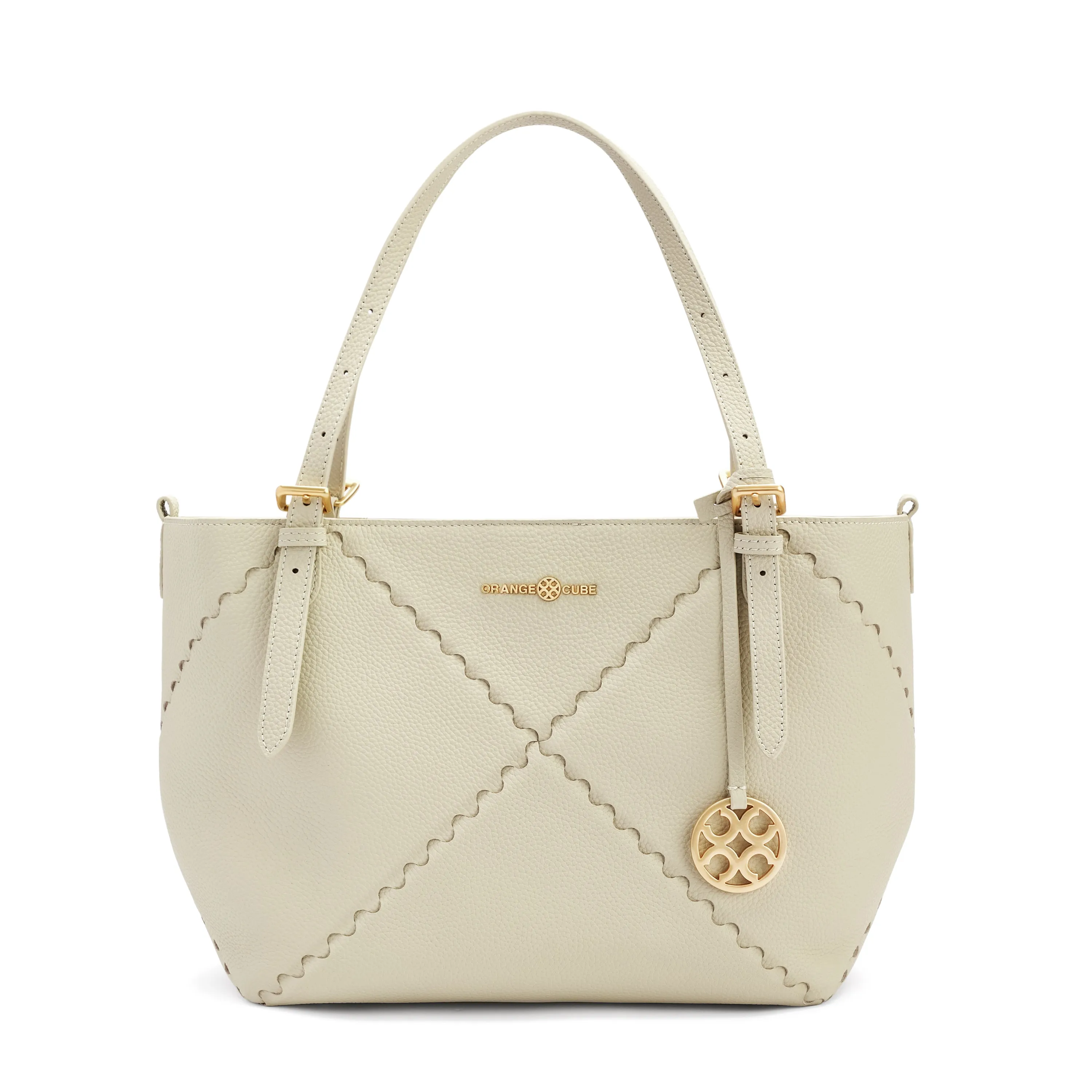 Dusk Mosaic Tote Bag - Cream