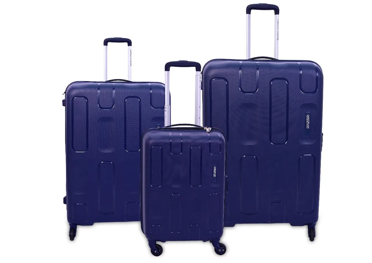 ELLIPSO 3 Pcs Set Hard sided Spinner Luggage