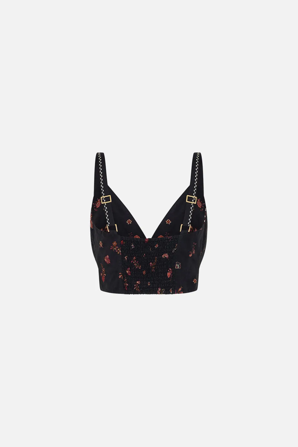 EMBROIDERED BRALETTE LOOM TO TOMB