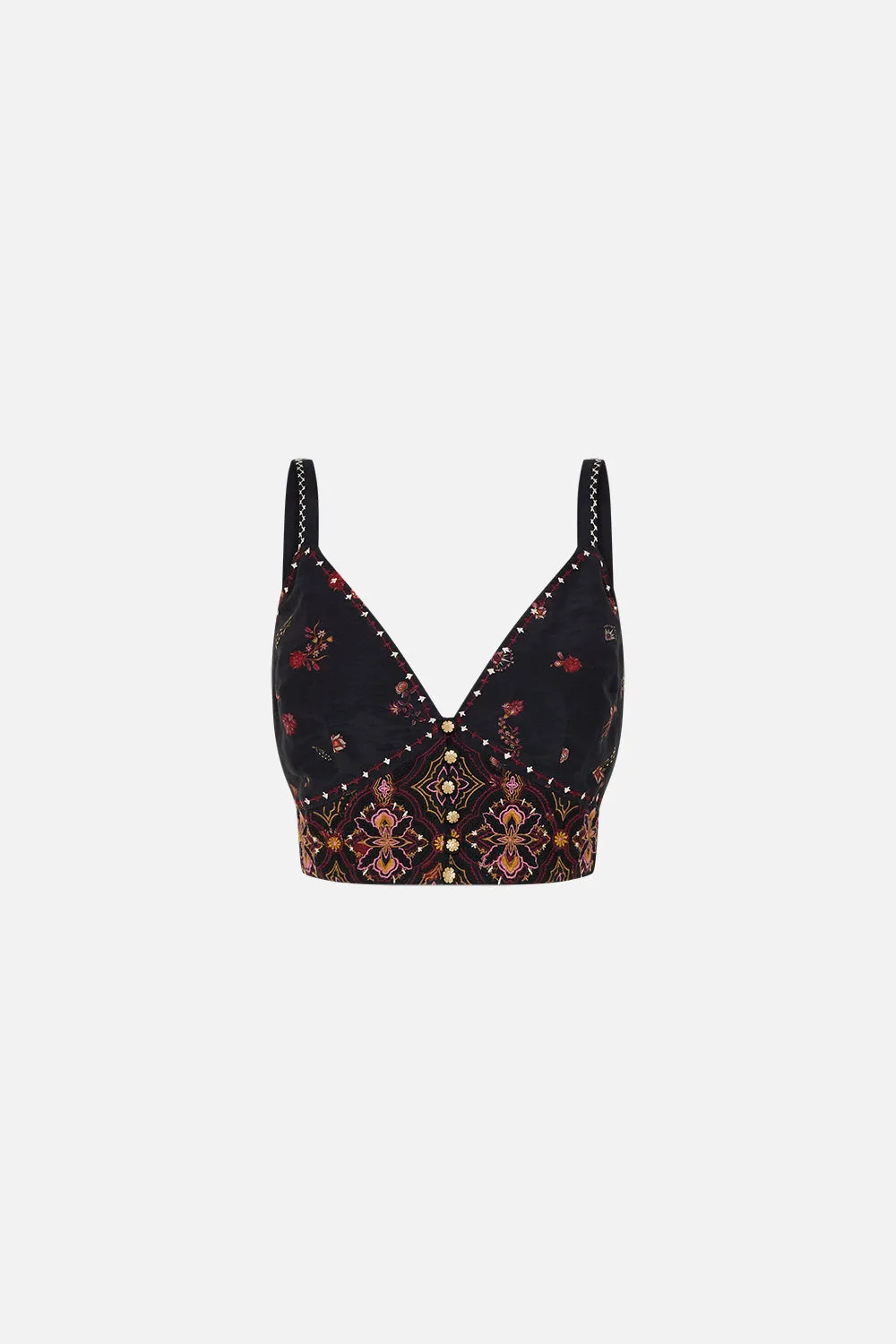 EMBROIDERED BRALETTE LOOM TO TOMB