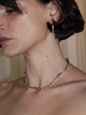 Faris Drip Collar, Sterling Silver