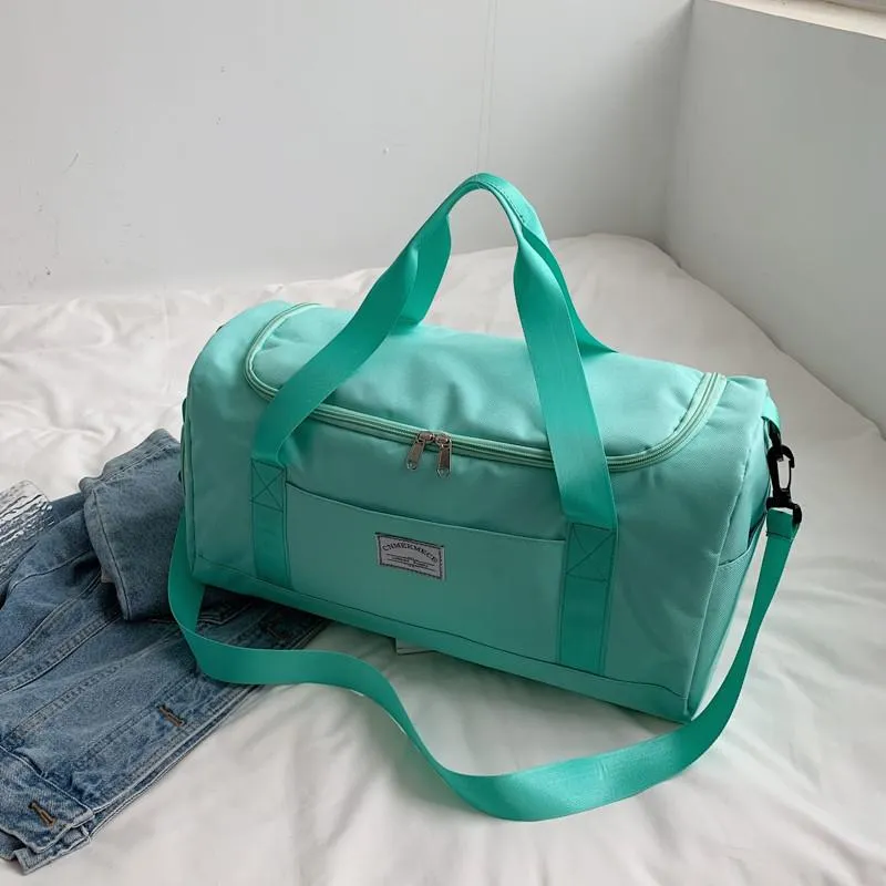Fashion Women's Travel Cabin Bag Summer Sports Fitness Bags Large capacity Waterproof Yoga Gym Bags Hand luggage duffle bag 2021