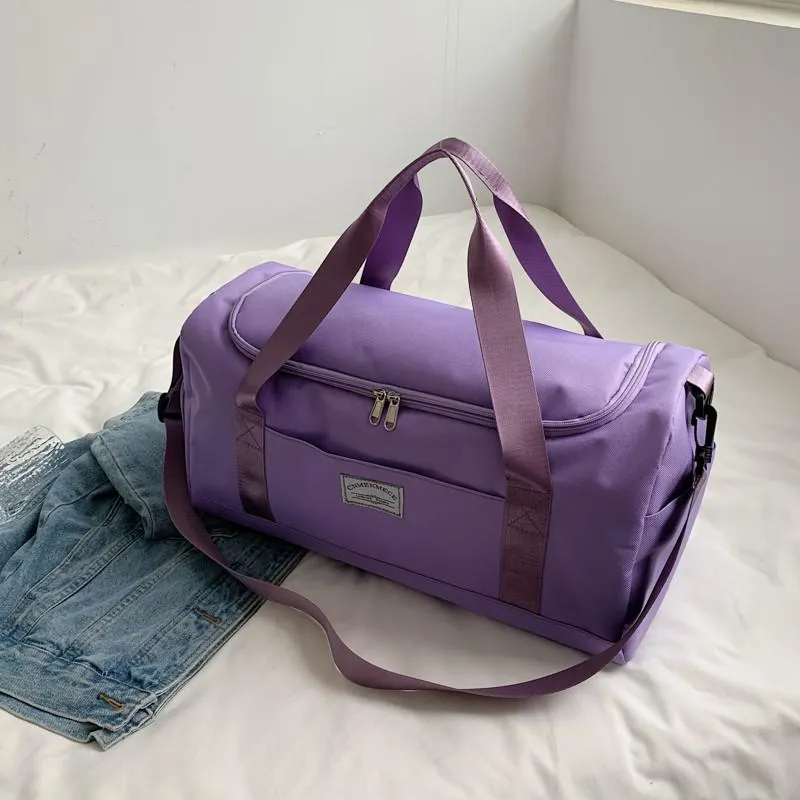 Fashion Women's Travel Cabin Bag Summer Sports Fitness Bags Large capacity Waterproof Yoga Gym Bags Hand luggage duffle bag 2021