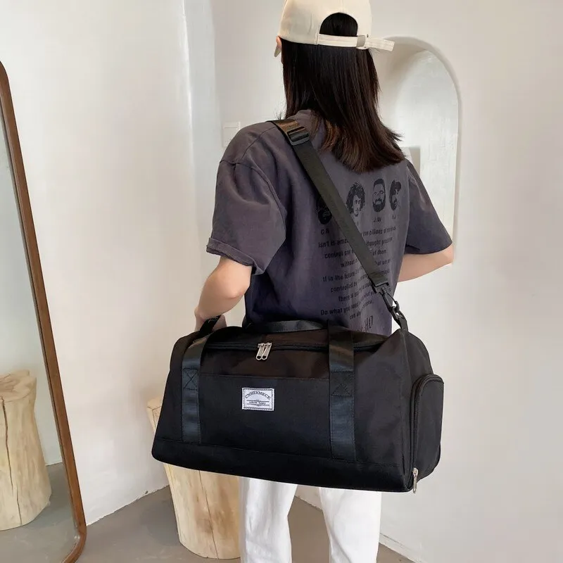 Fashion Women's Travel Cabin Bag Summer Sports Fitness Bags Large capacity Waterproof Yoga Gym Bags Hand luggage duffle bag 2021