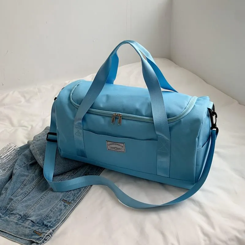 Fashion Women's Travel Cabin Bag Summer Sports Fitness Bags Large capacity Waterproof Yoga Gym Bags Hand luggage duffle bag 2021