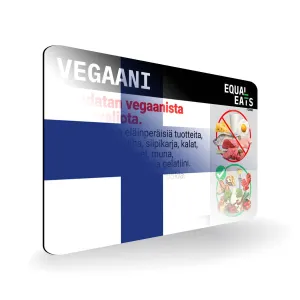 Finnish Vegan Card