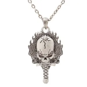 FLAMING DAGGER SKULL