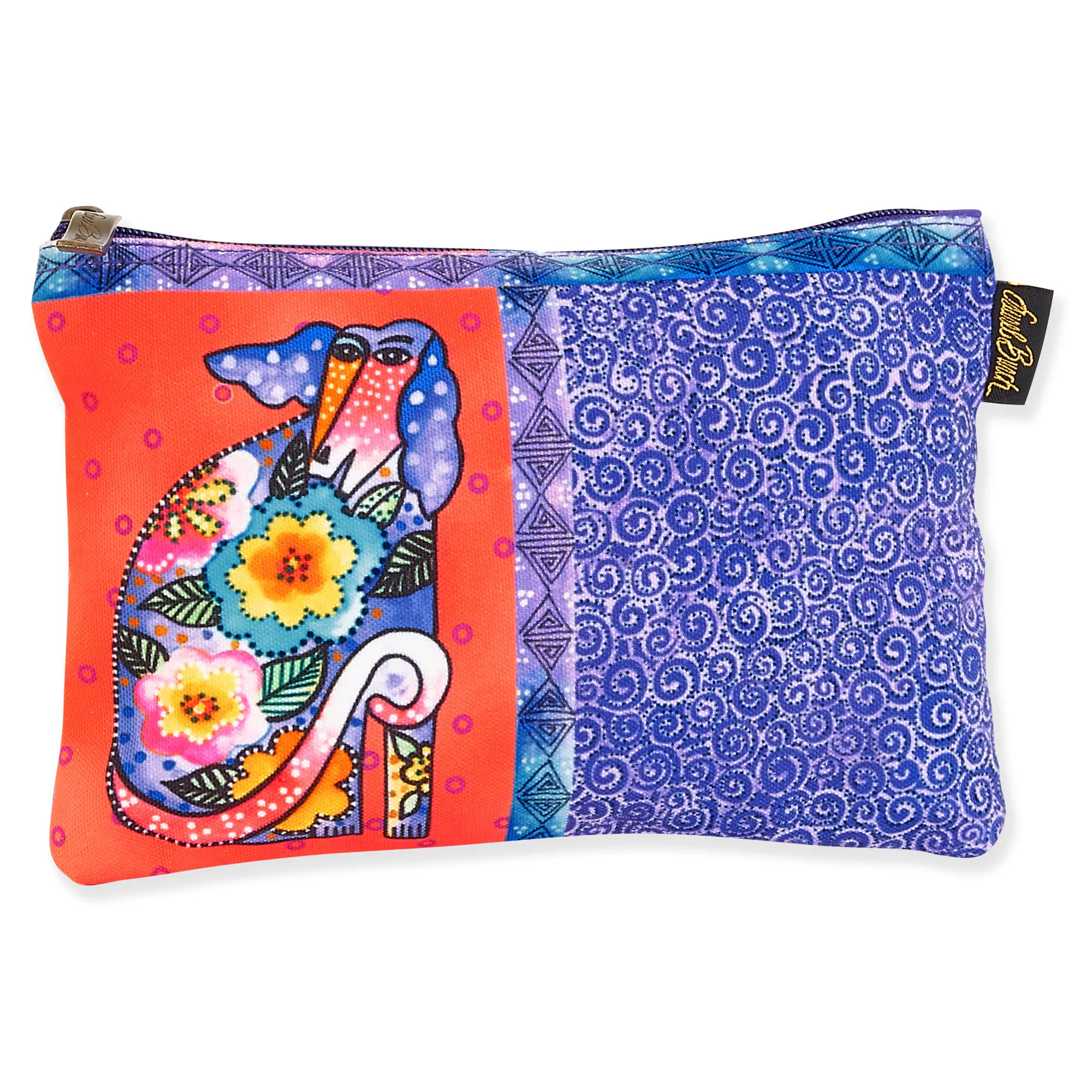 Floral Dog Cosmetic Bag