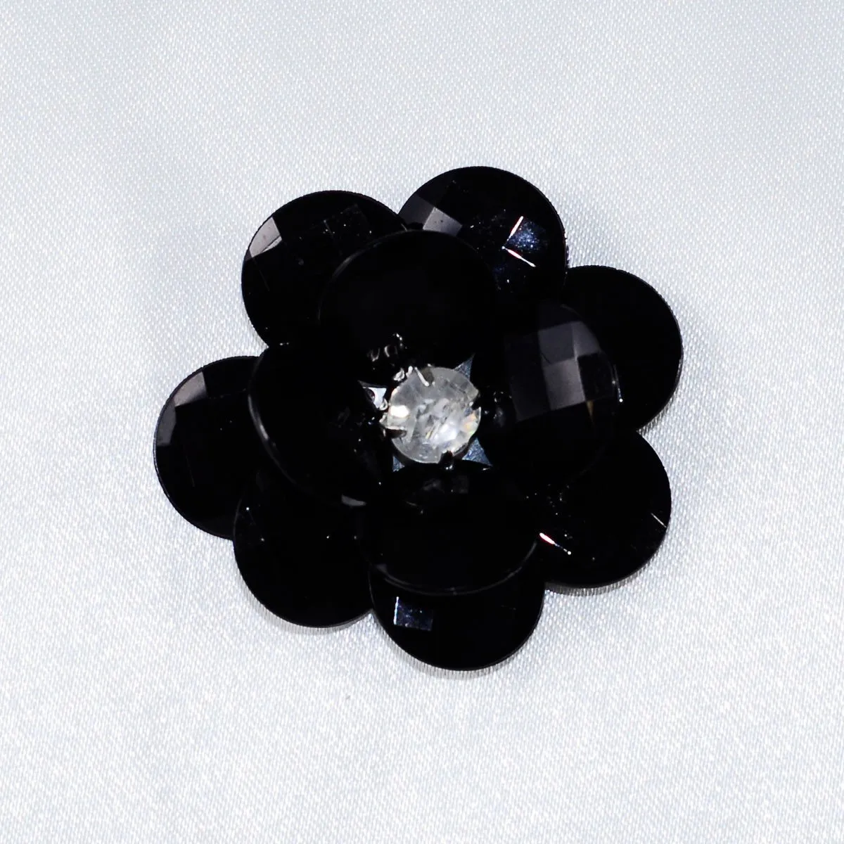 Flower Crystal Lotus, Round Edge, 1-3/4-inch, 6-Piece