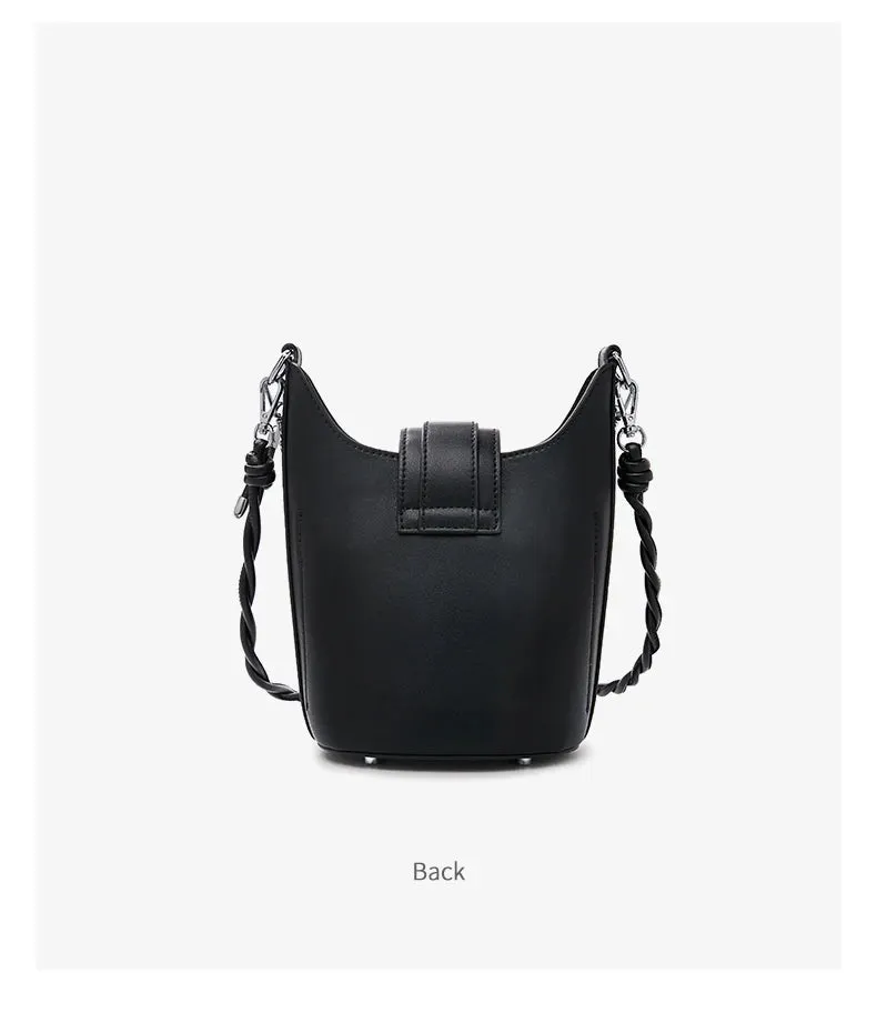 FOXER Women's Diamond Crossbody Shoulder Bags Split Leather Handbag