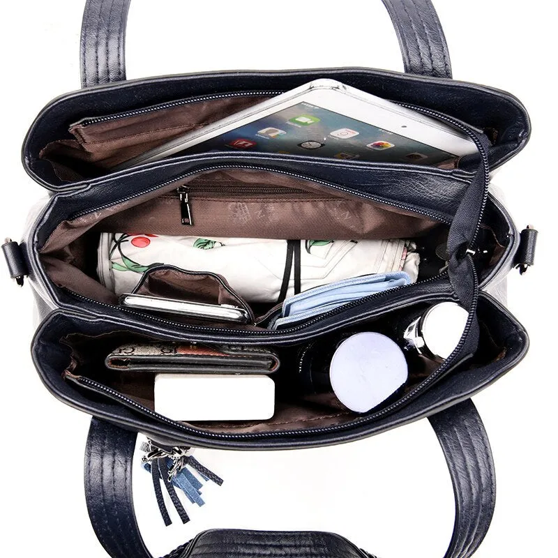 Genuine Brand Soft Leather Women Messenger Bags Female Shoulder Crossbody Hand Bags for Women 2022 High Quality Ladies Handbags
