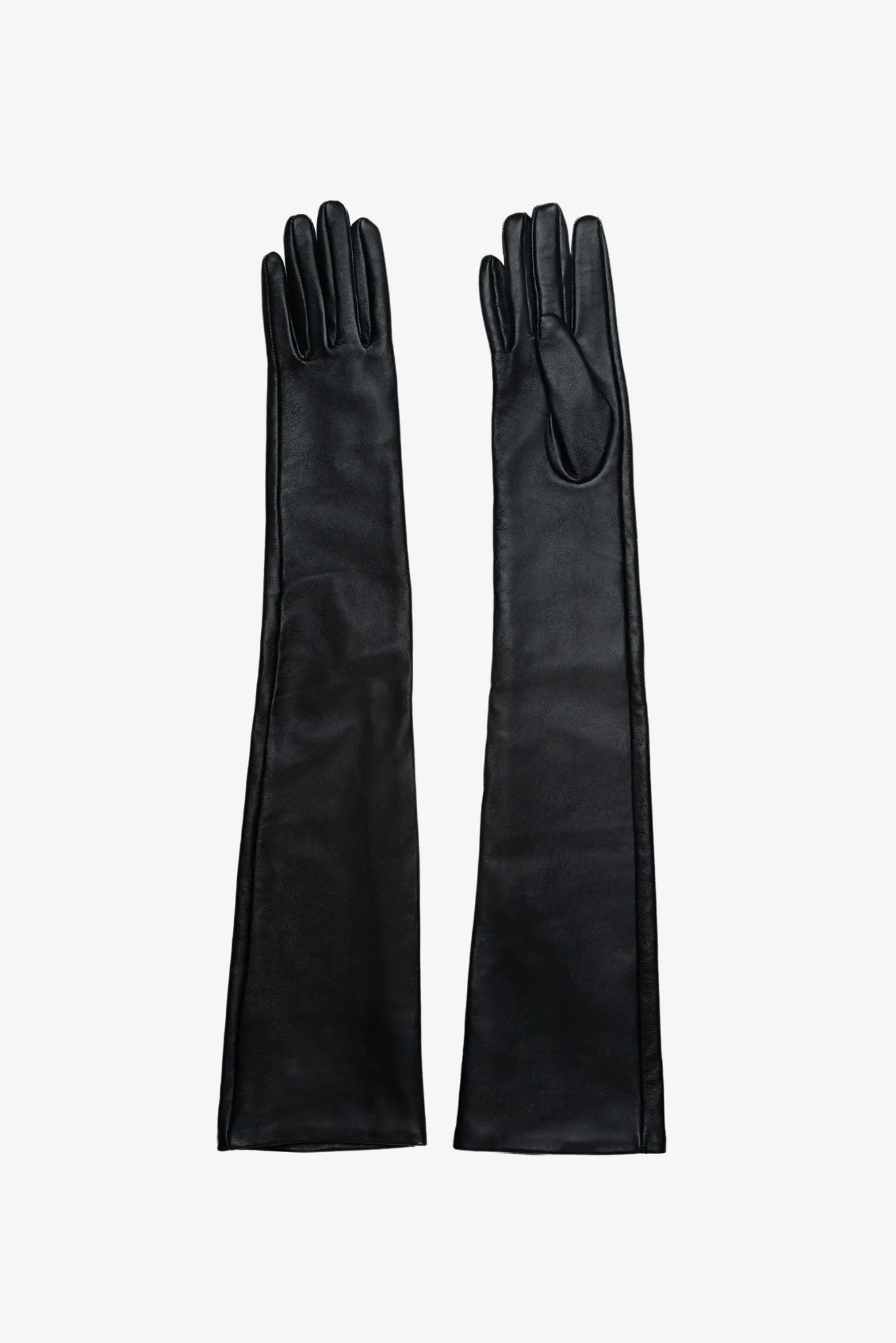 GISELE | Long Leather Gloves