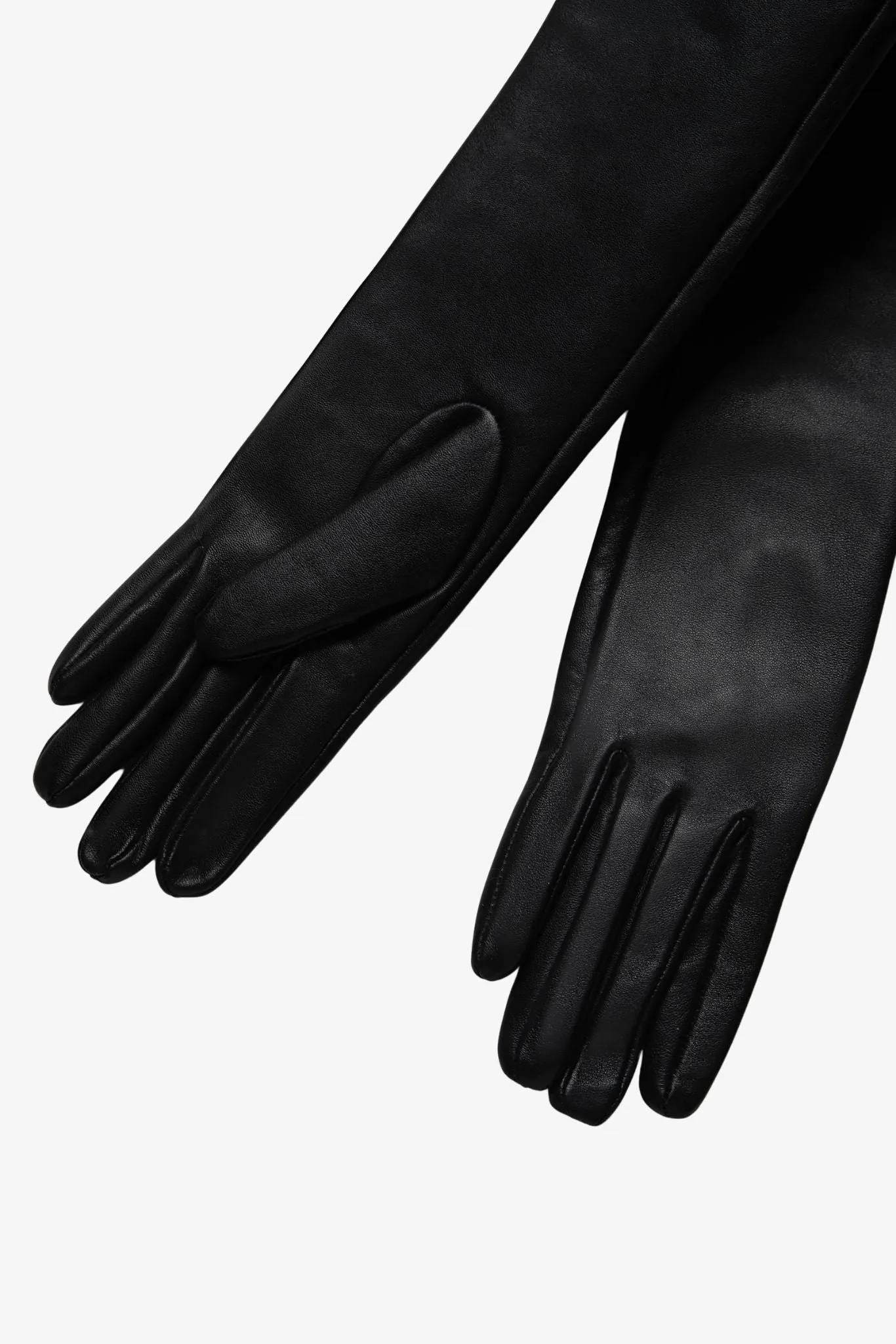 GISELE | Long Leather Gloves