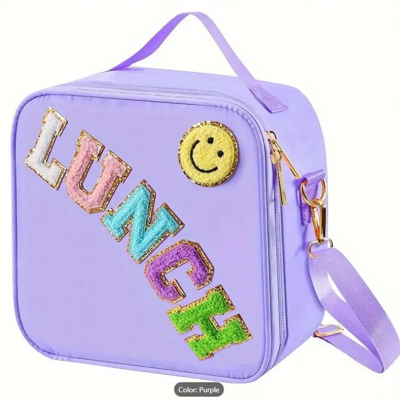 Glitter Patch Children's Insulated Lunch Bag