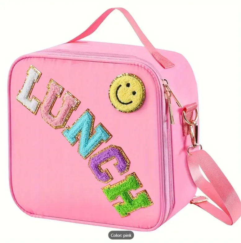 Glitter Patch Children's Insulated Lunch Bag