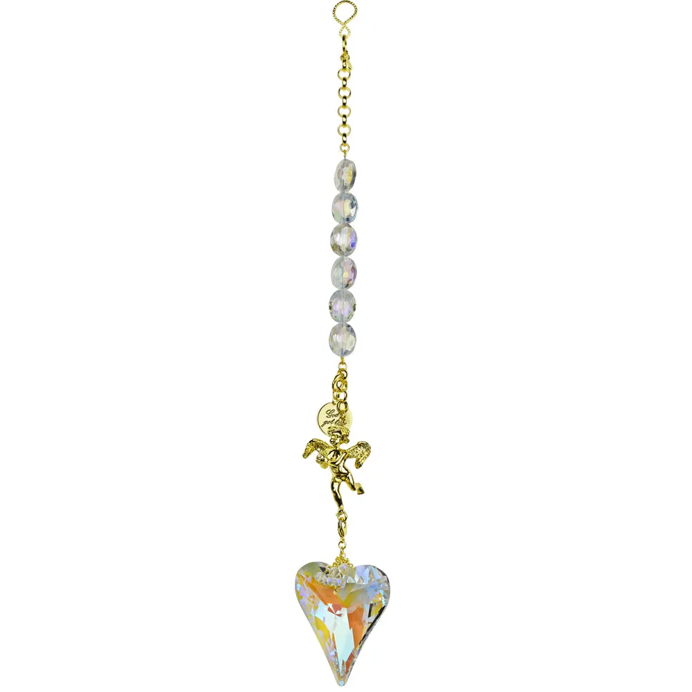 God's Got This Angel Heart Shimmer (Goldtone)