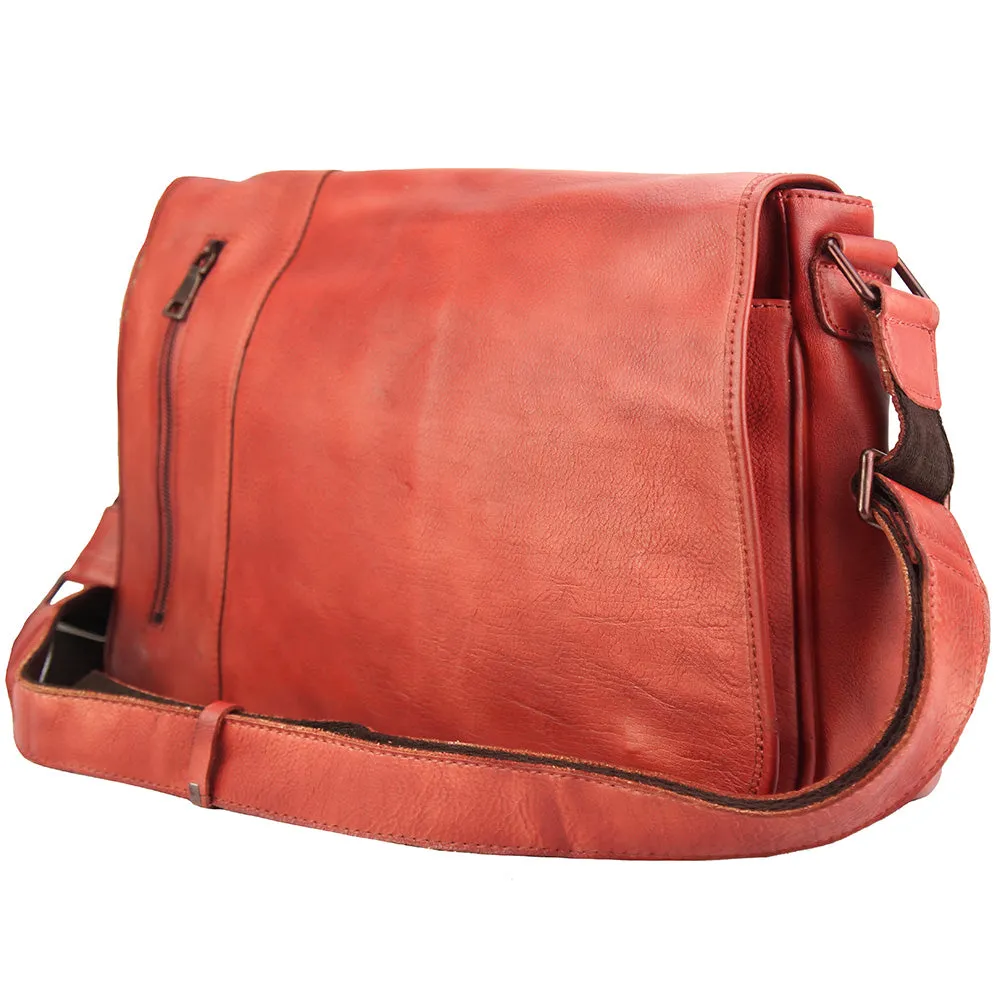 Grigori leather Messenger bag