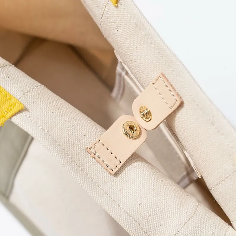 Happy Canvas Tote M