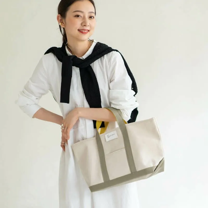 Happy Canvas Tote M