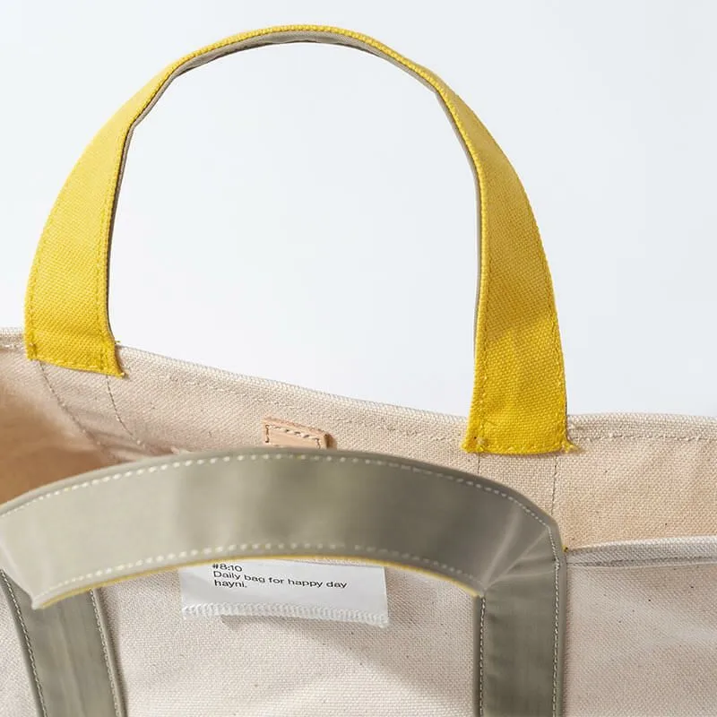 Happy Canvas Tote M