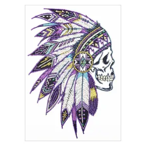 Indian Skull 5D DIY Special Shaped Diamond Painting