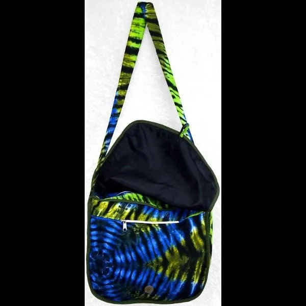 Karma Tie-Dye Courier Bag