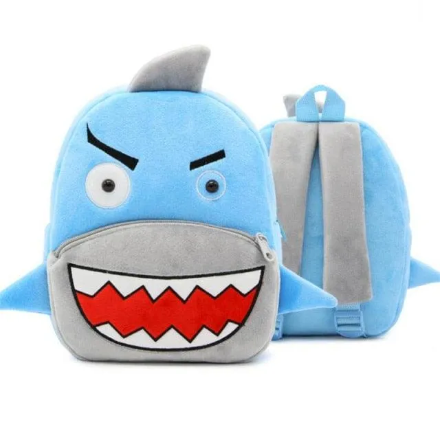 Kawaii Baby Shark Plush Backpack - Kawaii Bag